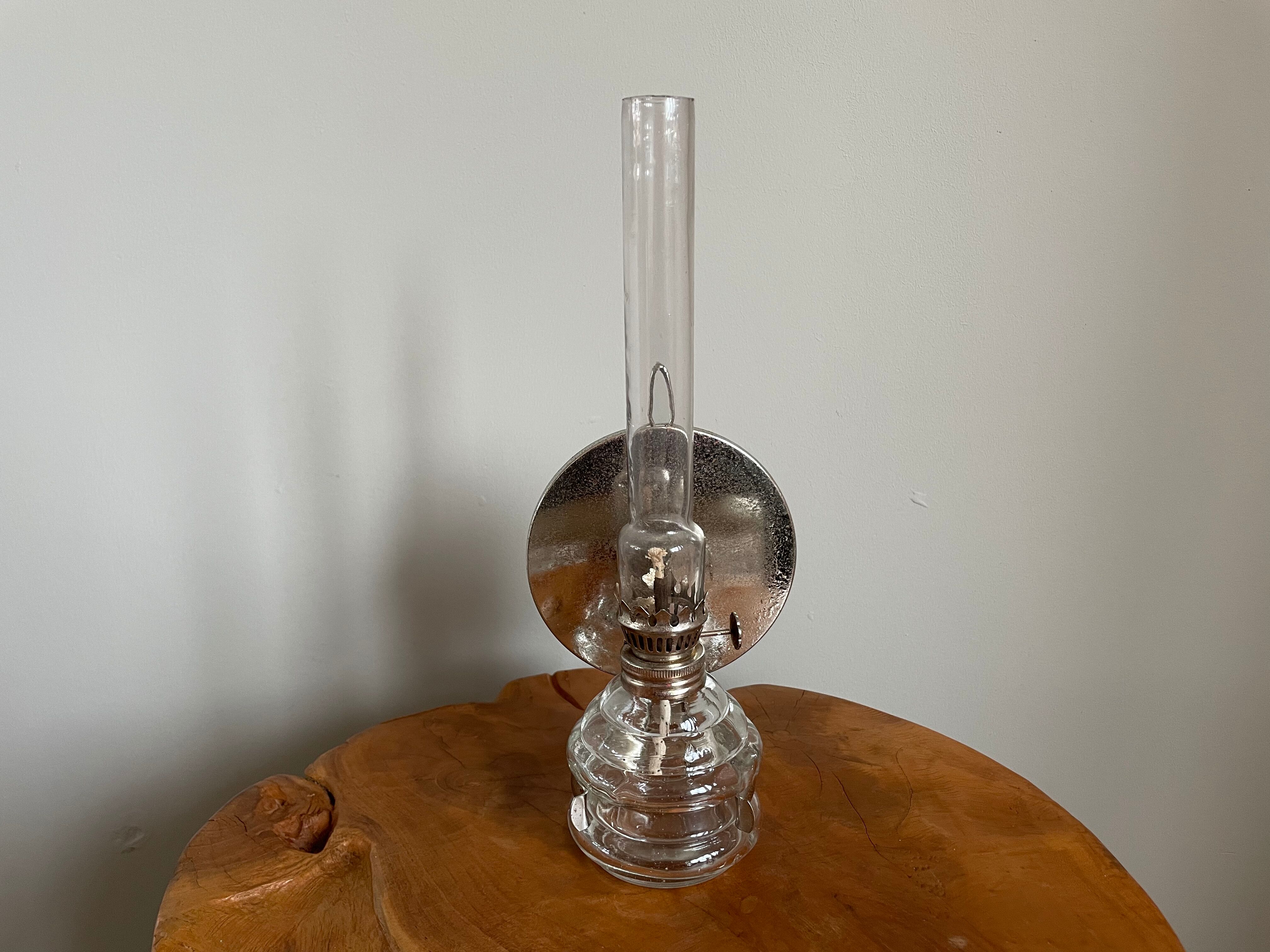 Set of 2 Hong Kong Vintage Oil Lamps