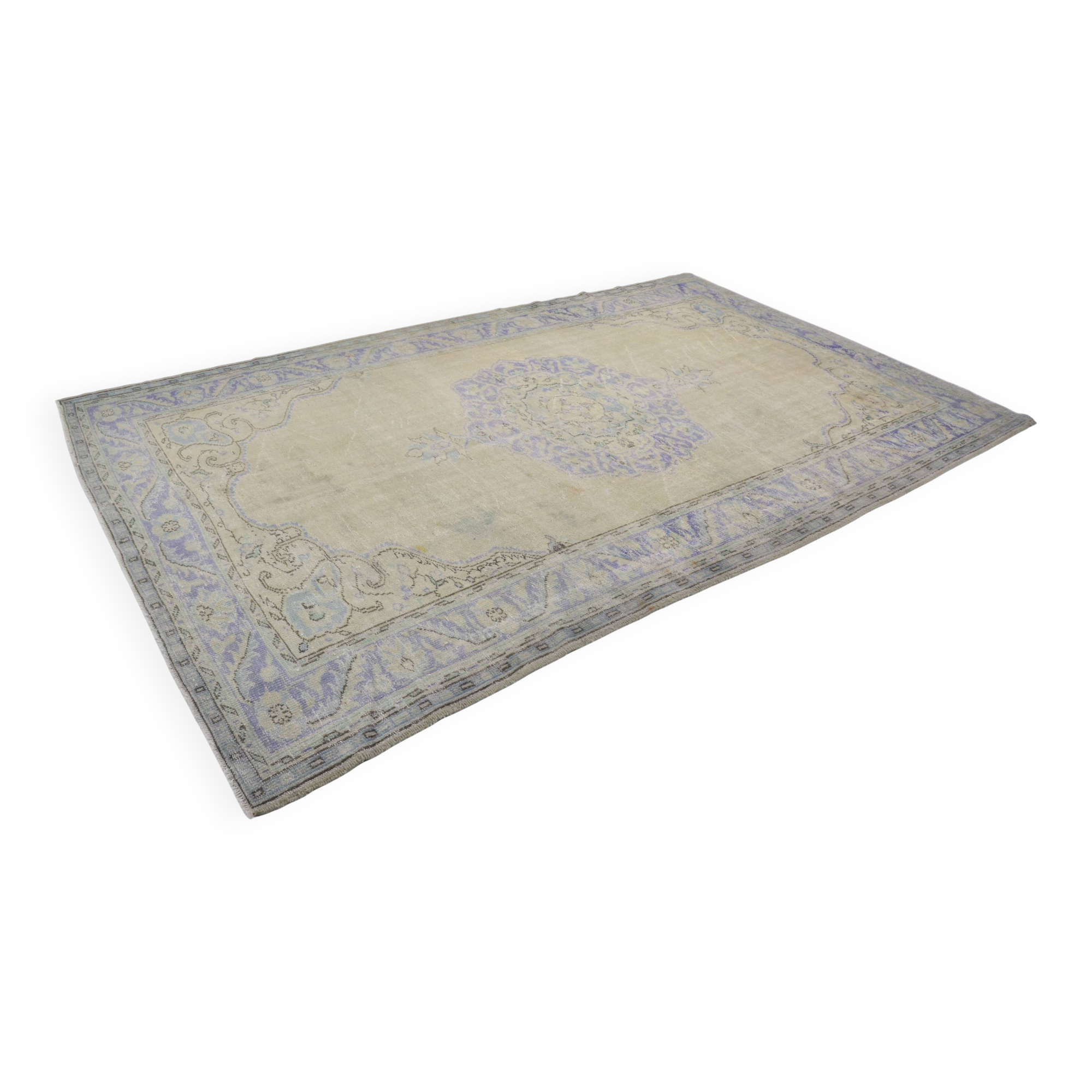 Turkish Oushak Handmade Carpet sku 3165