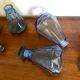 Art deco bathroom bottles