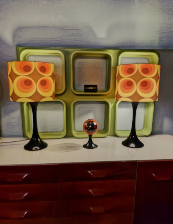 Paire de Lampes Paloma Habitat Vintage 80