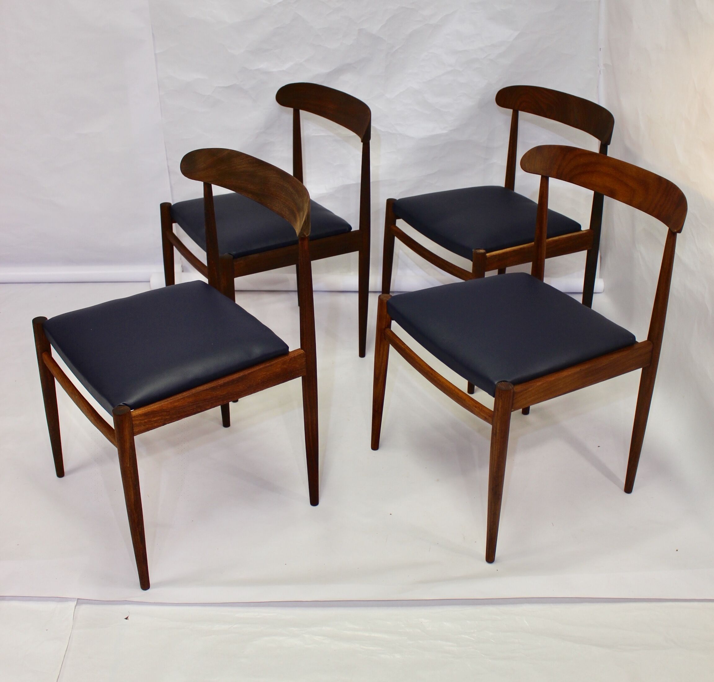 4-Pack Scandinavian chairs 1960