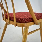 1960s Antonin Suman Beech Dining Chairs, Set of 4