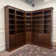Classic English Corner Bookcase