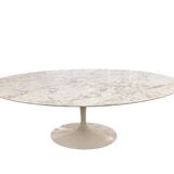 Eero Saarinen,& éditions - Knoll: table ovale 244 cm, Arabescato