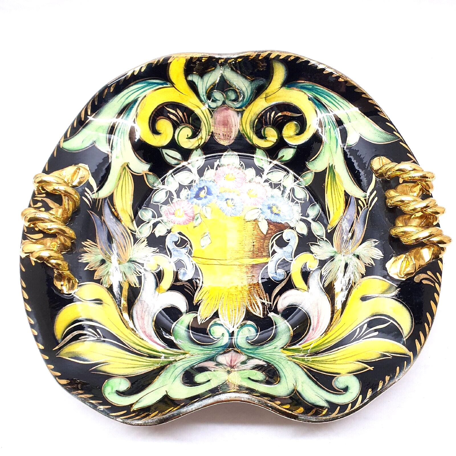 Wall dish spoiler quaregnon belgium vintage art deco collection