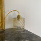 Vintage amber glass suspension globe