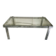 Table basse vintage « Space Age» métal chromé Roche Bobois circa 70