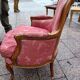 Pair of antique armchairs louis xv style