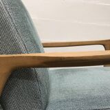 Floating zag celadon Red Edition chair