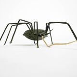 Beautiful Italian Mid Century Modern "Spider" wall lamp made of metal