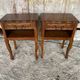 Louis xv style nightstand with drawer + vintage case