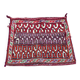 Persian Khorjin Kilim rug, hand-woven wool pouch, 75x75cm.