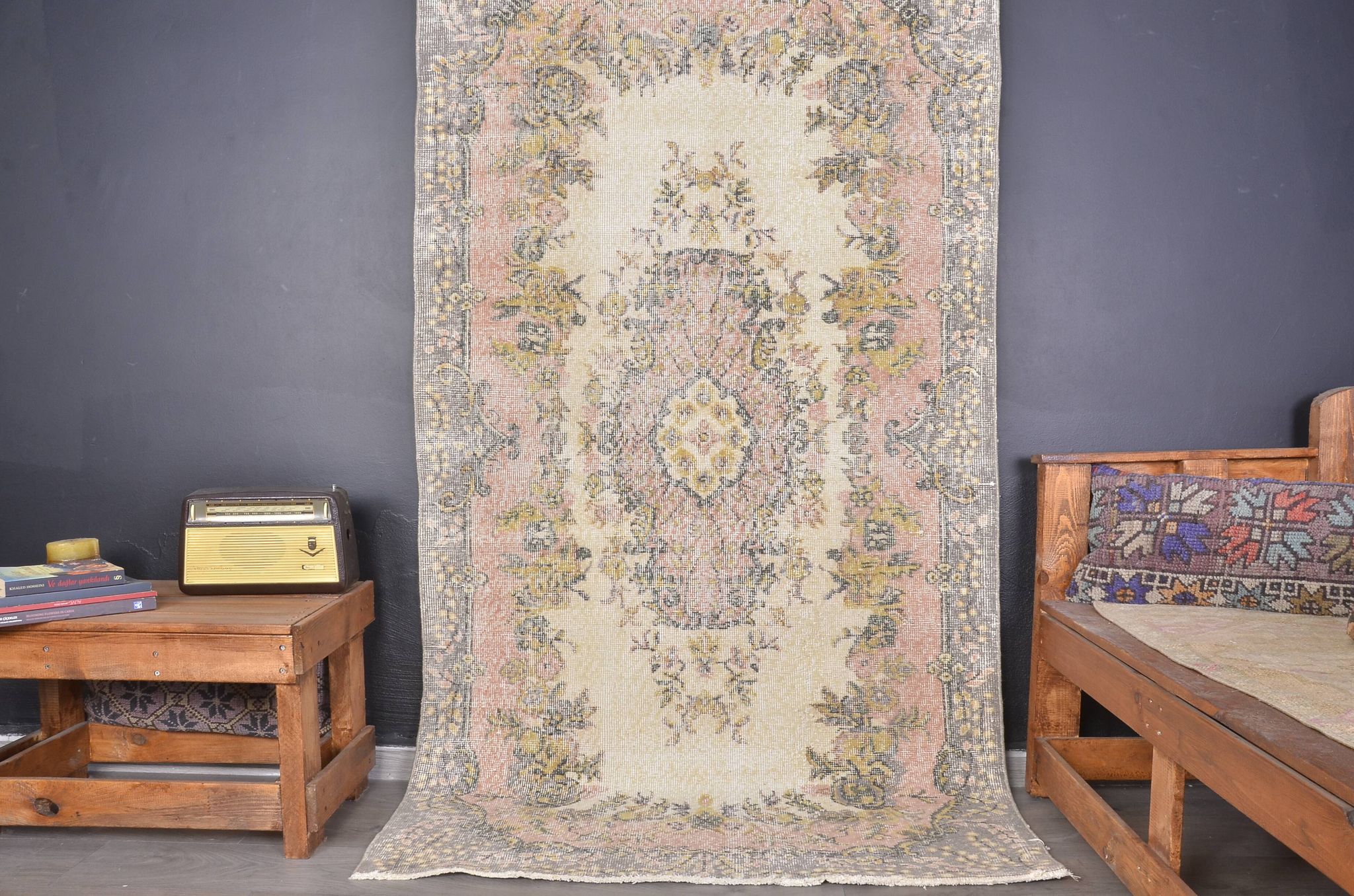 Oushak Small Floral Rug sku1371