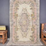 Tapis floral Oushak petit sku1371