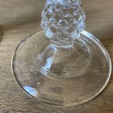 Set of two Arques crystal candle holders
