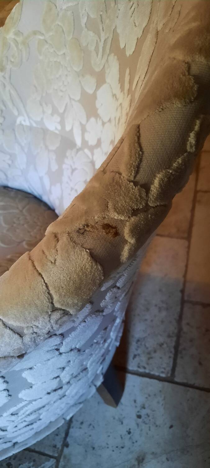 Paire de fauteuils crapaud