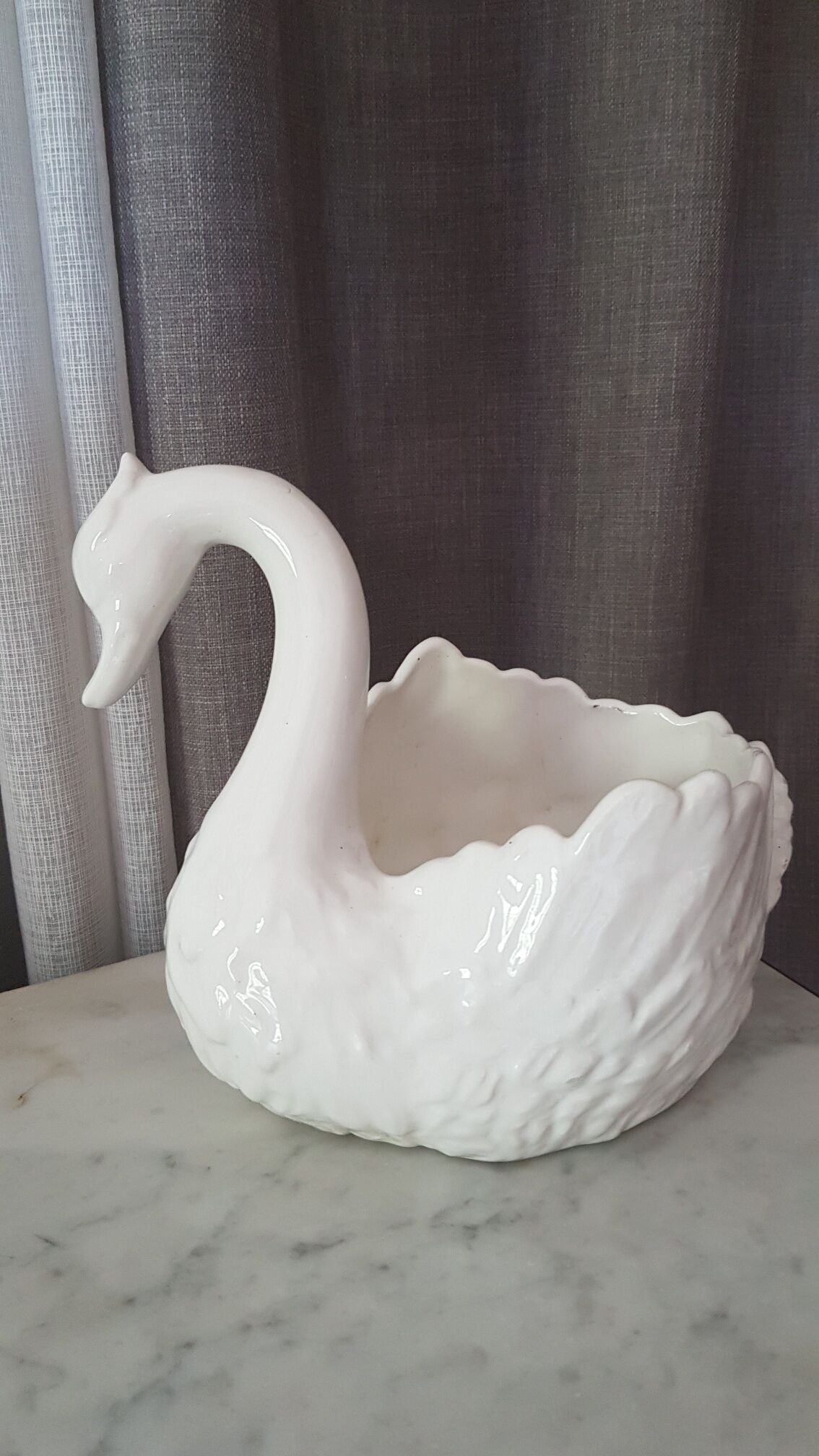 Pot cover empty vase swan pocket