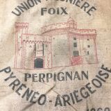 Bag burlap union perénéo ariegoise red