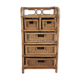 Small bamboo furniture and wicker drawers
