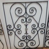 3 old wrought iron gates