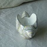 Faience shell bird marble effect