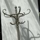 Coat rack on foot in white wood