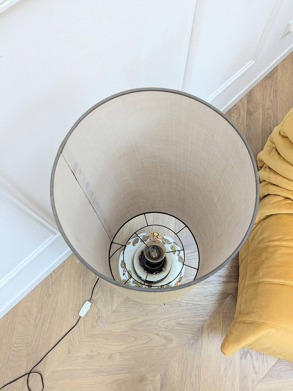 Vintage ceramic lamp from the 60s