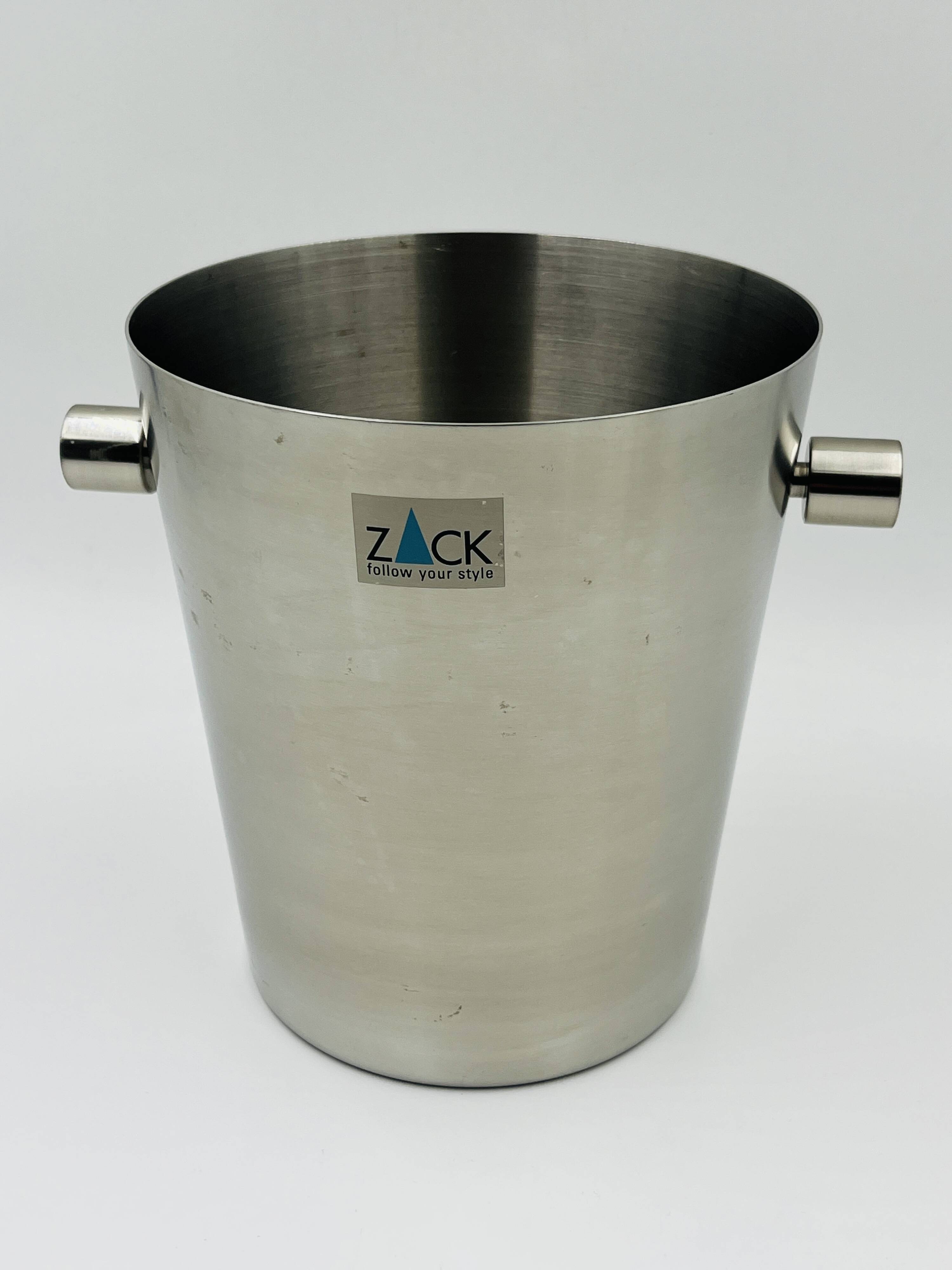 Zack brushed stainless steel champagne bucket