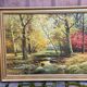 Robert Wood autumn palette oil painting on canvas 103x80