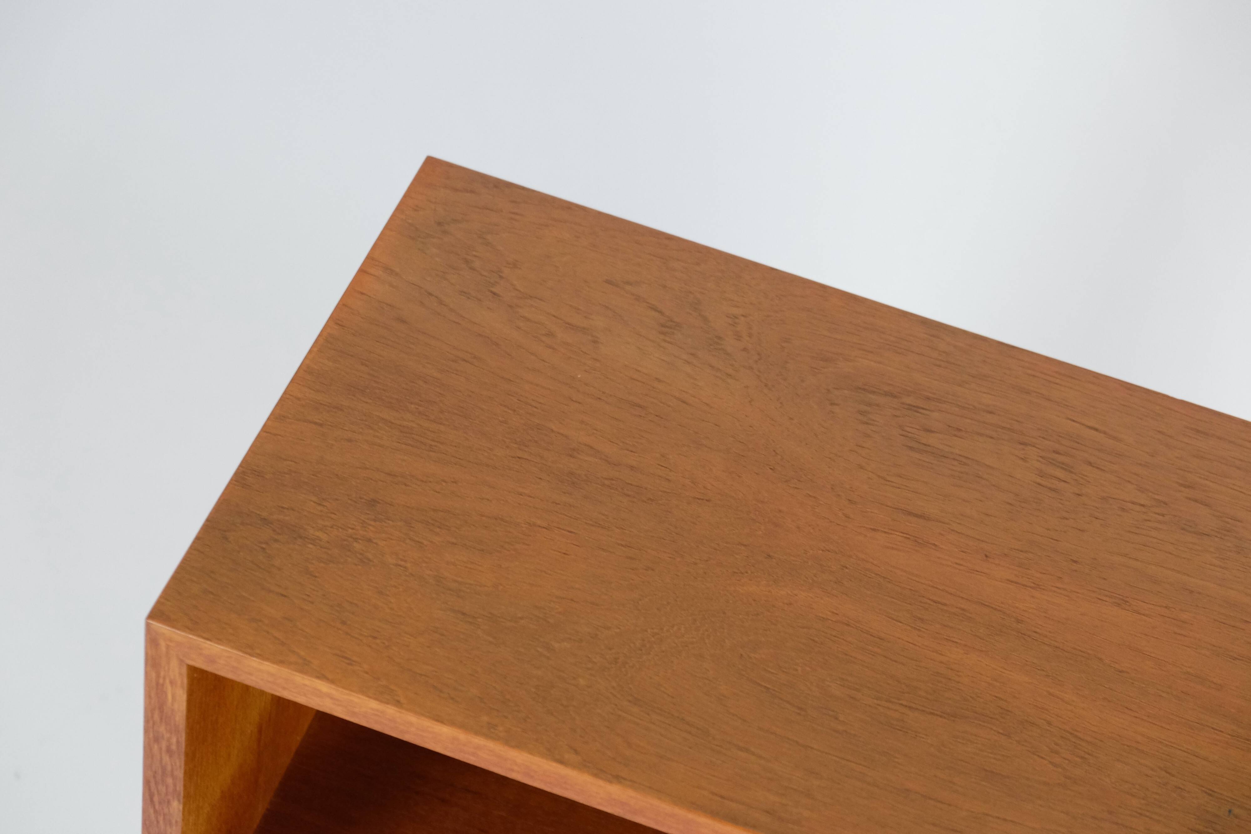 Mid-century teak shelf bookcase chest of drawers shelf 60s vintage 70s