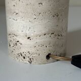 Vintage travertine lamp design 60s 70s