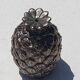 Salt and pepper pineapple silver metal