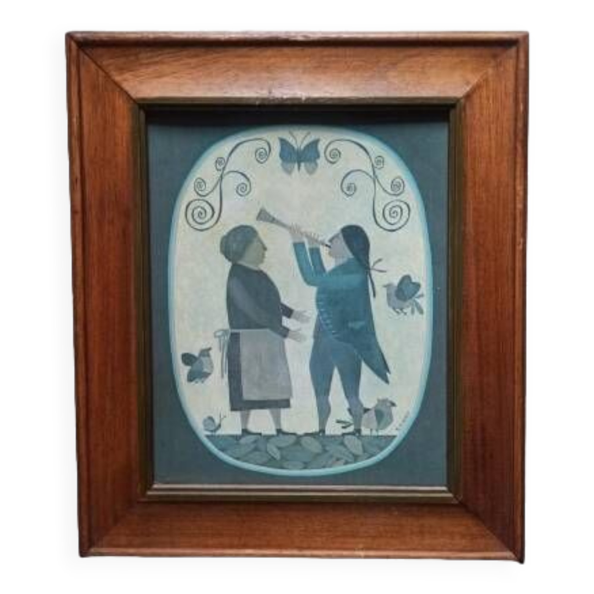 Tableau Folk Art R. Davey