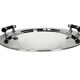 Alessi - design Michael Graves - tray - stainless steel - Memphis Milano