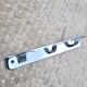 Vintage chrome wall coat rack with 3 hooks