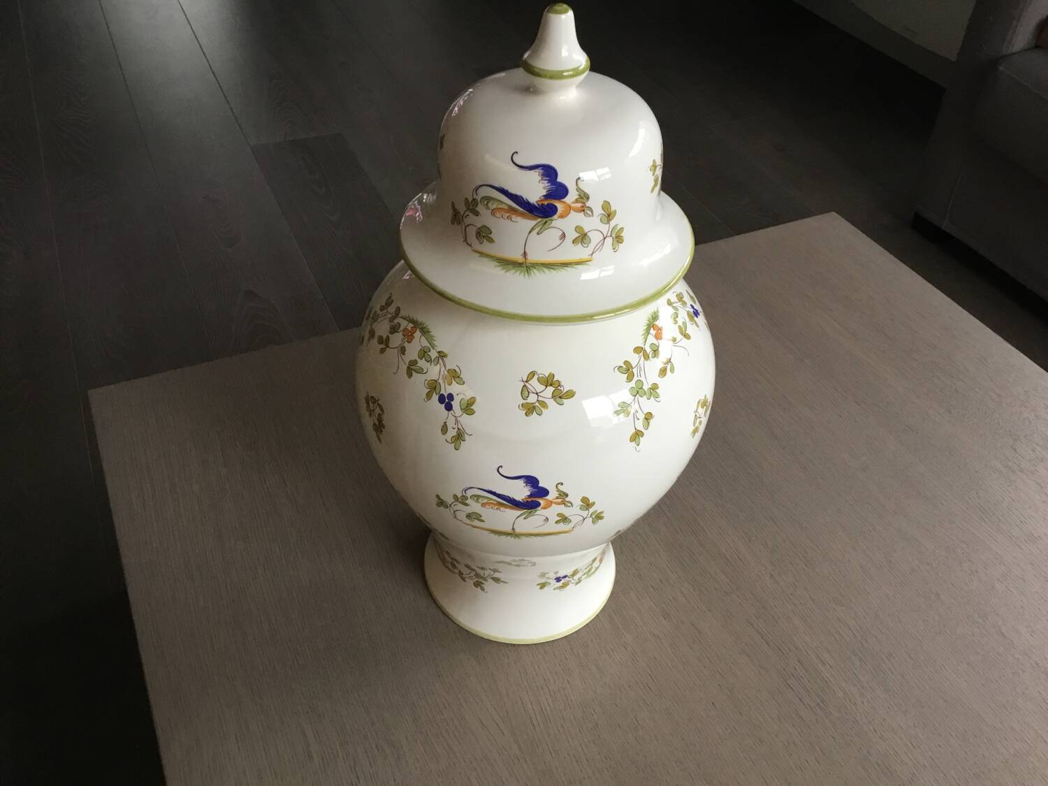 Moustiers vallauris large format pot vase