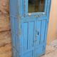Vintage Art Deco radio cabinet in Burmese teak.