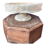 Beautiful footed bowl/trinket dish in alabaster.