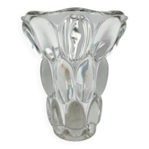 Grand vase « bulles » en cristal Vannes Le Chatel (années 1960)