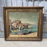 Huile sur toile XIX ème