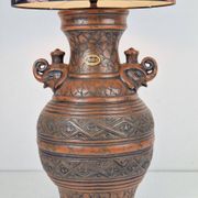 Vintage Fat Lava Ceramic Floor Lamp from Jasba, West-Germany, 1970s