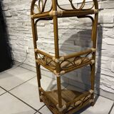 Rattan shelf