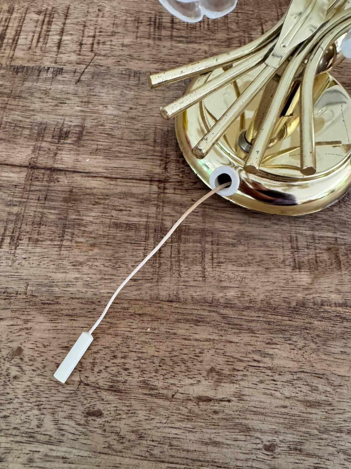 Set of Murano flower wall sconces
