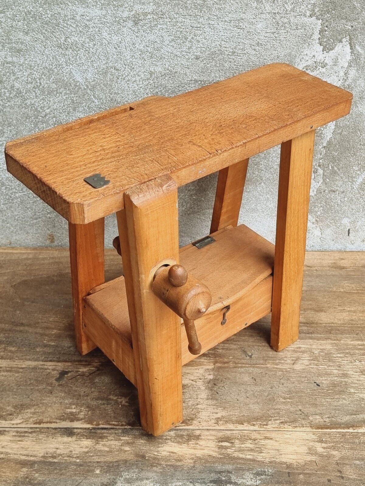 Vintage workbench mini table model