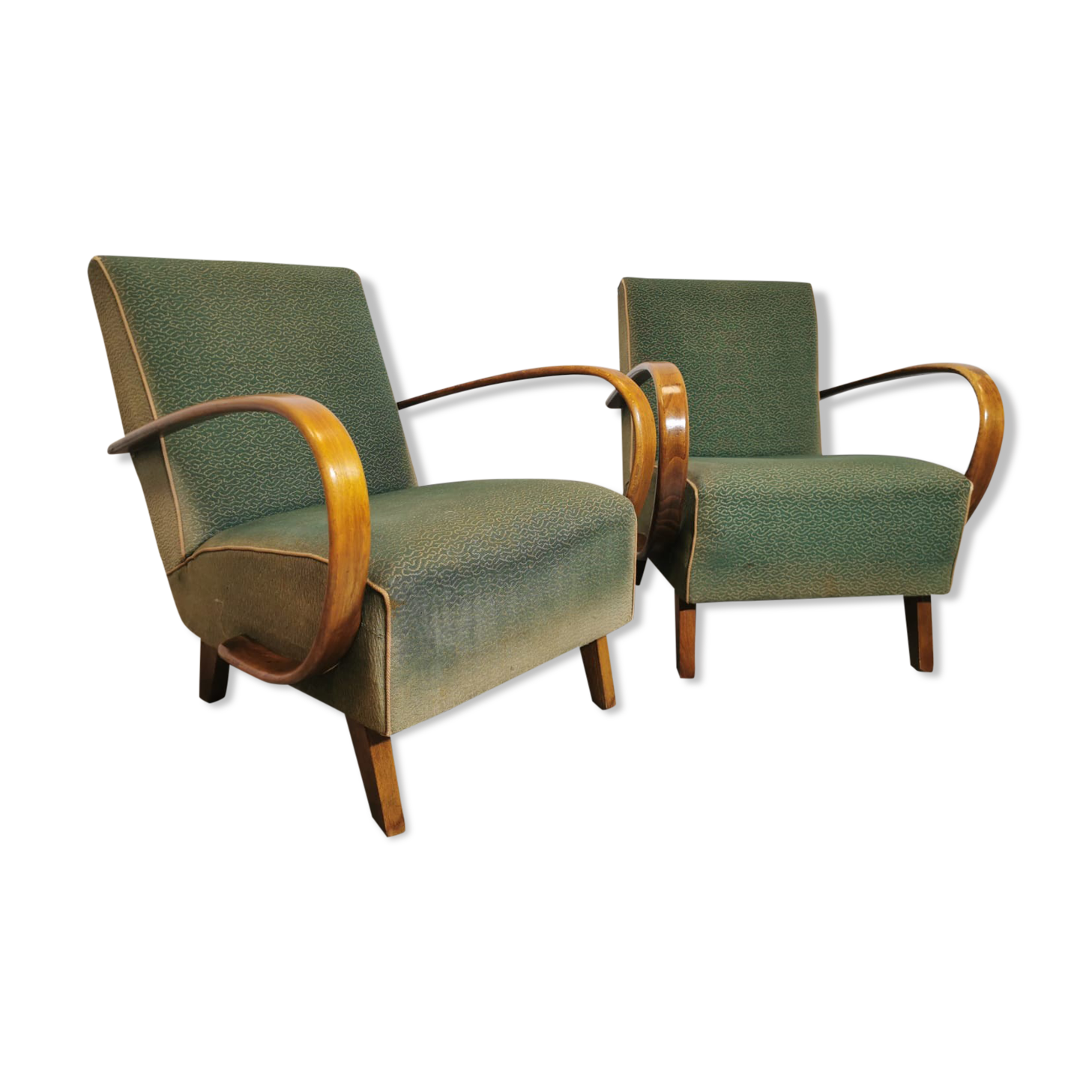 Fauteuils par Jindřich Halabala