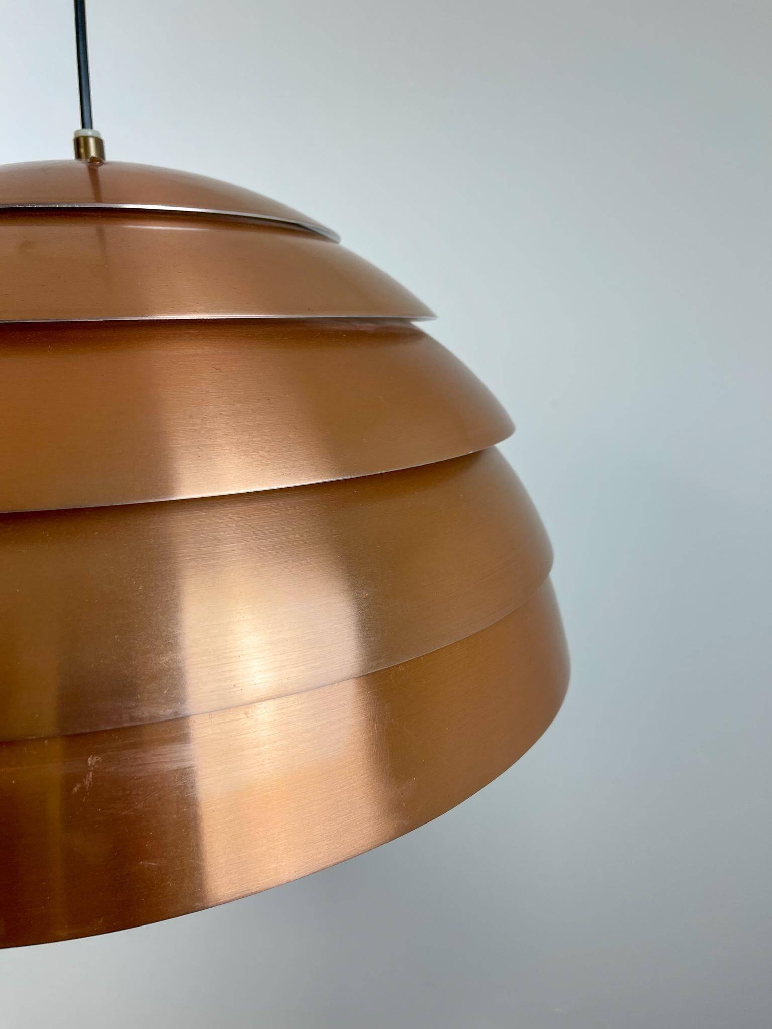 Copper suspension by Hans-Agne Jakobsson T325/450, Sweden, 1960s.
