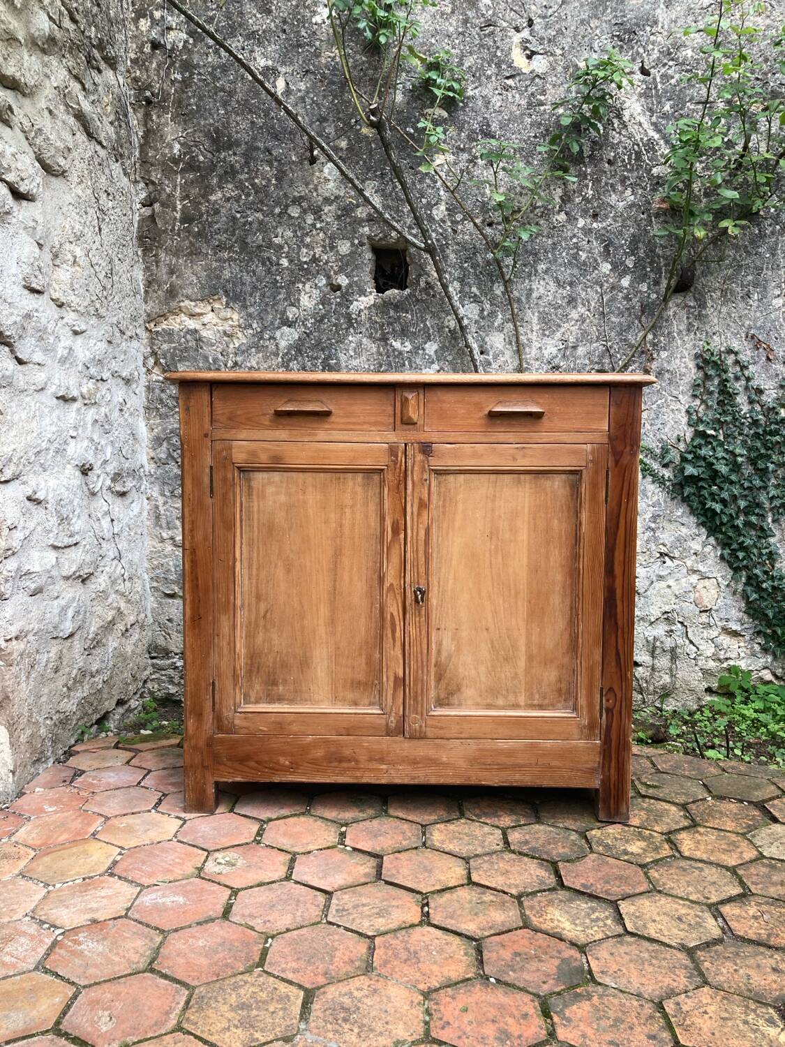 Vintage solid pine dresser