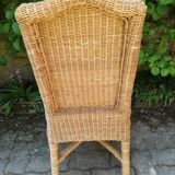 70's vintage bamboo and wicker chairs
