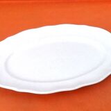 K&G (Keller & Guerin) Half-Porcelaine Lunéville Large polylobed serving dish late 19th century