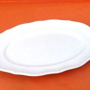 K&G (Keller & Guerin) Half-Porcelaine Lunéville Large polylobed serving dish late 19th century
